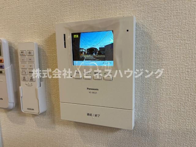 （仮称）柏市篠籠田　新築アパートのセキュリティ|カメラ付インターホン（イメージ）
