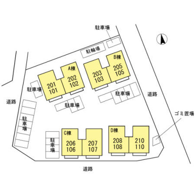 【駐車場】 | アクール D棟