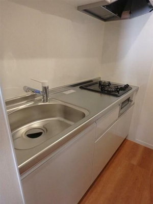 【キッチン】 | ラフォンテ目白 | 2口ガスコンロが使えるグリル付きキッチンです