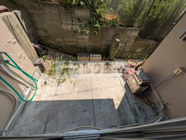 リーフハイツ玉手町のバルコニー