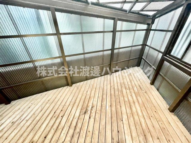 大庄西町2丁目貸家のバルコニー