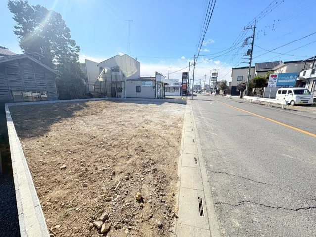 川越市宮元町　建築条件なし売地　西武新宿線『本川越駅』バス10分　【川越小学区】の前面道路含む現地写真