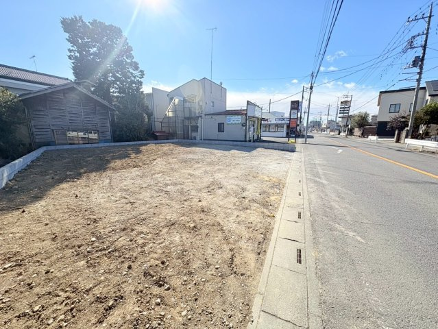 川越市宮元町　建築条件なし売地　西武新宿線『本川越駅』バス10分　【川越小学区】の前面道路含む現地写真