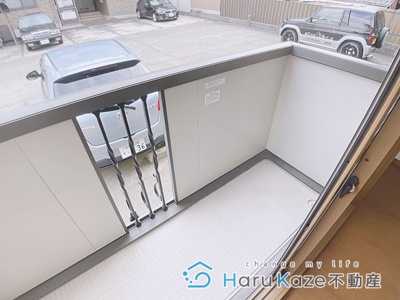 【バルコニー】 | ZONE亀城A棟【名古屋市賃貸・ネット無料】