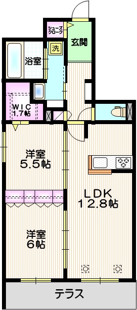 ルーチェ　スギヤマの間取り