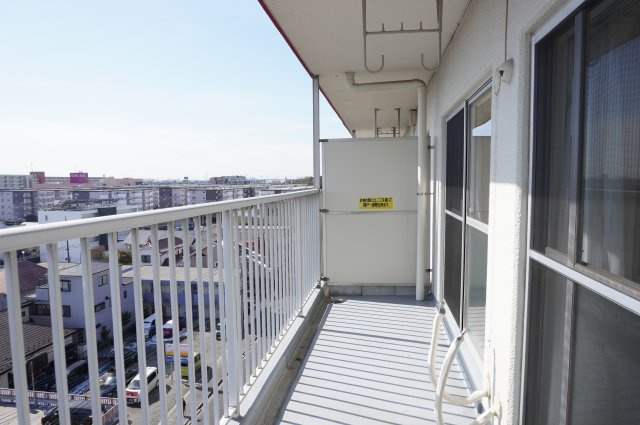 サニーハイツせんげん台のバルコニー
