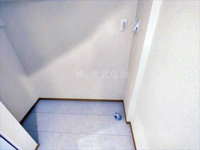 【ランドリースペース】 | 狭山市富士見１４期　全３棟　A号棟 | 洗濯機置き場