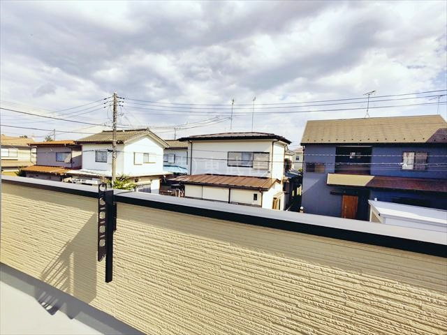 【展望】 | 狭山市富士見１４期　全３棟　A号棟 | バルコニーからの眺望です