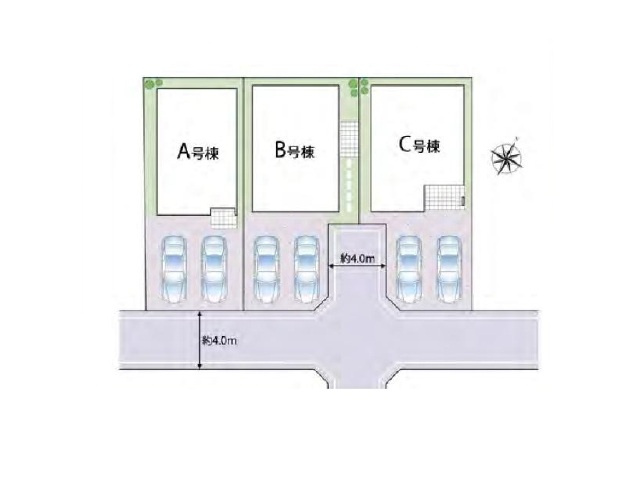 【区画図】 | 狭山市富士見１４期　全３棟　A号棟 | A号棟