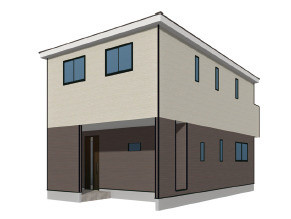 仲介手〇料不要　クレイドルガーデン合志市須屋第17【西合志東小・西合志南中】の外観パース|外観パースです