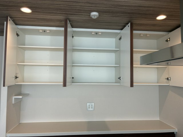 バースシティ・ザ・マーク鷺沼のキッチン|背面収納