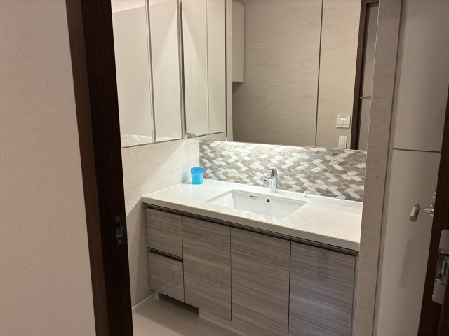 バースシティ・ザ・マーク鷺沼の独立洗面台