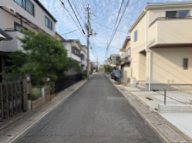 乙訓郡大山崎町大山崎鏡田2期　　の前面道路含む現地写真|落ち着いた住宅街です◎