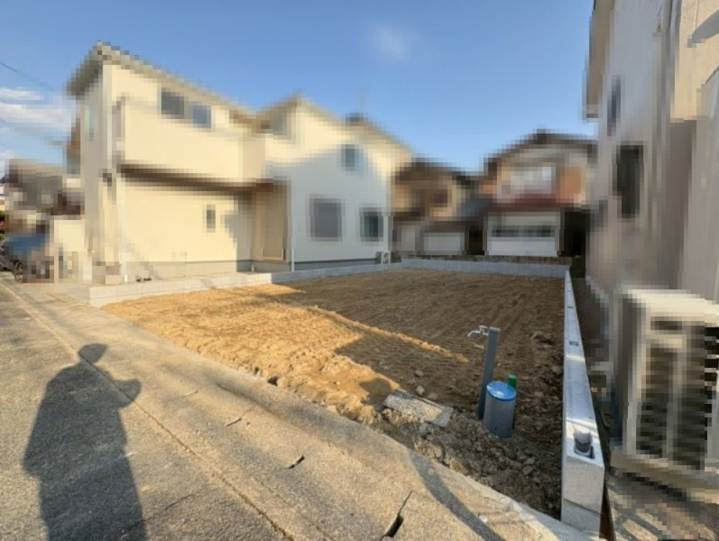 乙訓郡大山崎町大山崎鏡田2期　　の前面道路含む現地写真|現況更地（2026年1月撮影）