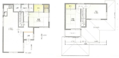 入間市小谷田　中古戸建の間取り