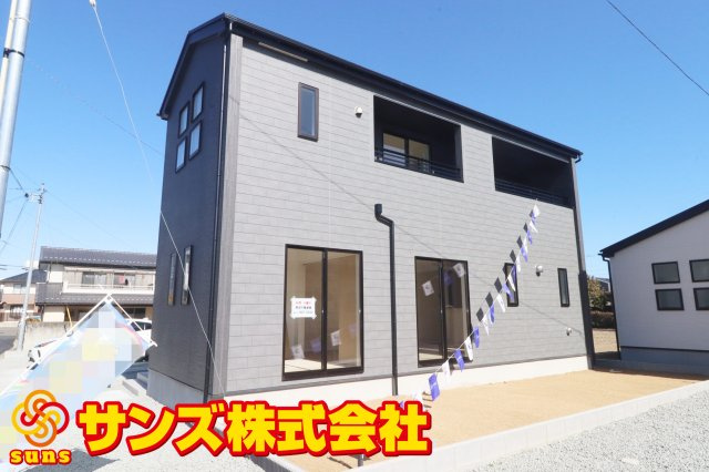 郡山市田村町金屋字宝蔵　　１号棟　　　高瀬小学校、高瀬中学区の外観|南西側から見た外観♪