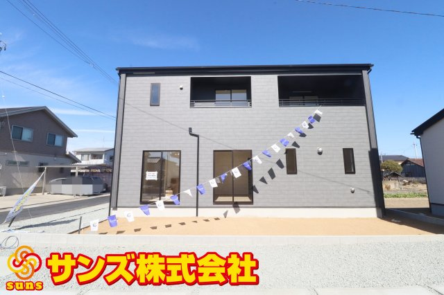 郡山市田村町金屋字宝蔵　　１号棟　　　高瀬小学校、高瀬中学区の外観|南側から見た外観♪