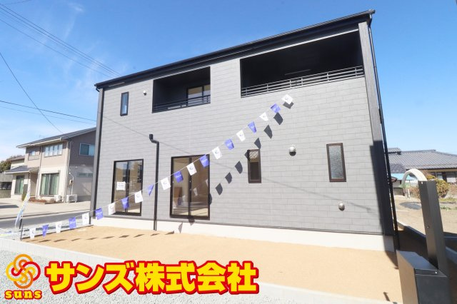 郡山市田村町金屋字宝蔵　　１号棟　　　高瀬小学校、高瀬中学区の外観|南東側から見た外観♪