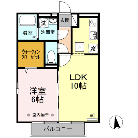 コルリス　B棟の間取り