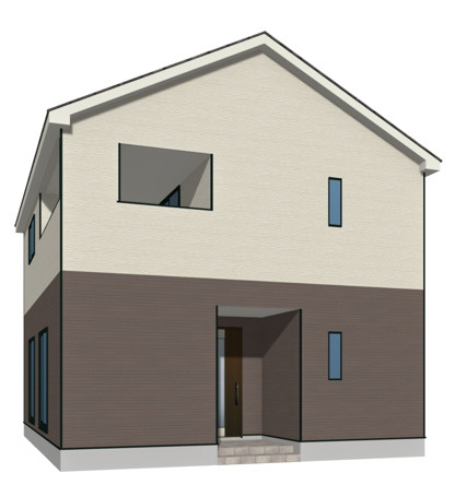 仲介手〇料不要　クレイドルガーデン菊池市泗水町吉富第8【泗水小・泗水中】の外観パース|外観パースです