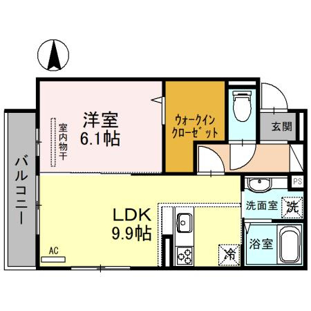 ルミナ―レの間取り