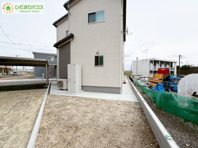 郡山市小原田２丁目　新築戸建　の庭|お子様の元気なお外遊びも、自宅のお庭なら安心ですね(^^♪