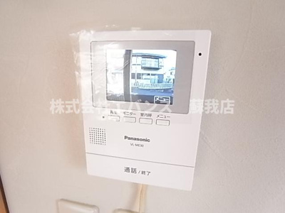 【セキュリティ】 | 長嶋貸家 | モニター付きインターホンです