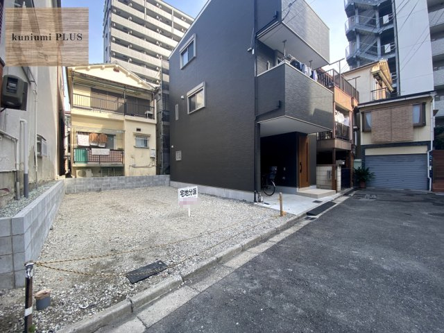 大阪市都島区都島南通2丁目　A号地の前面道路含む現地写真