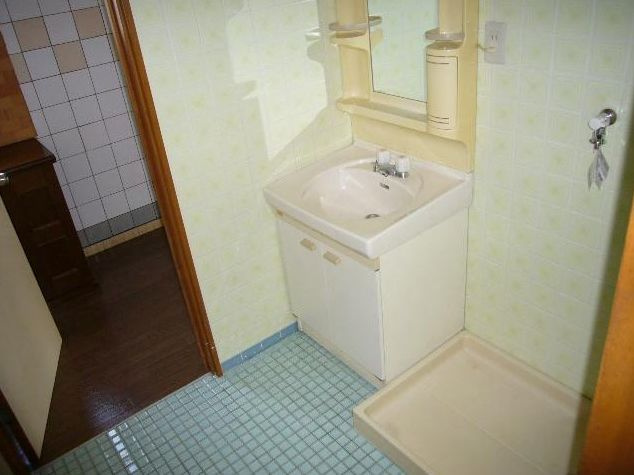 陶石ハウスの洗面所