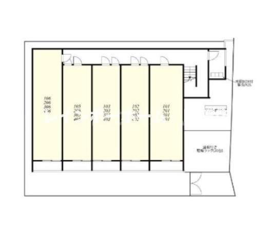 リブリ・大塚・帝京大学※初期費用分割あと払いサービス利用可能物件の区画図
