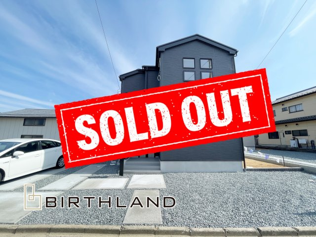 新築戸建・新築建売　郡山市田村町金屋字宝蔵　高瀬小・高瀬中の外観|〈1号棟〉建物完成いたしました！いつでもご内覧可能です♪