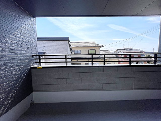 新築戸建・新築建売　郡山市田村町金屋字宝蔵　高瀬小・高瀬中のバルコニー