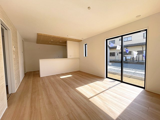 新築戸建・新築建売　郡山市田村町金屋字宝蔵　高瀬小・高瀬中の居間・リビング