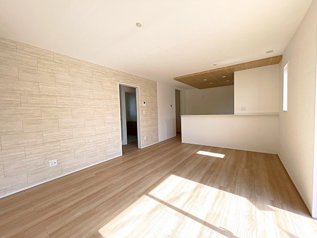 新築戸建・新築建売　郡山市田村町金屋字宝蔵　高瀬小・高瀬中の居間・リビング