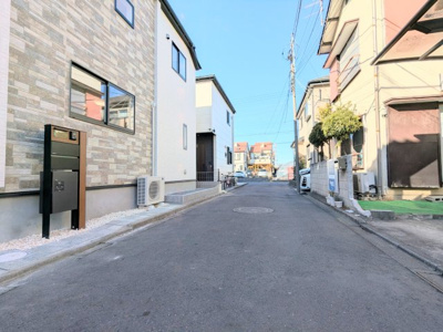 【前面道路含む現地写真】 | 葛飾区西水元４丁目の新築戸建 | ～前面道路含む現地写真～