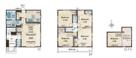 【間取り】 | 葛飾区西水元４丁目の新築戸建 | ～間取図～