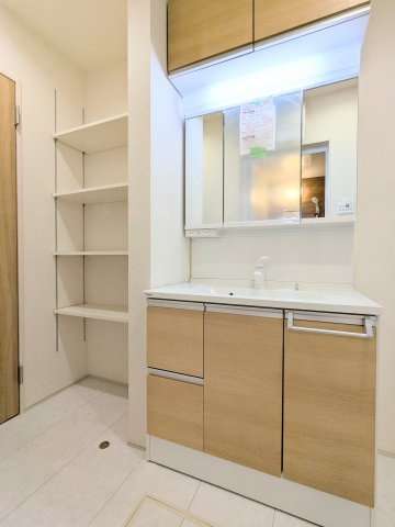 【独立洗面台】 | 葛飾区西水元４丁目の新築戸建 | ～洗面化粧室写真～