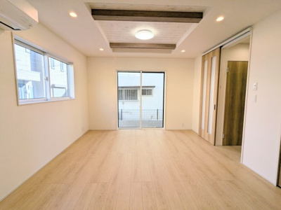 【居間・リビング】 | 葛飾区西水元４丁目の新築戸建 | ～リビング写真～