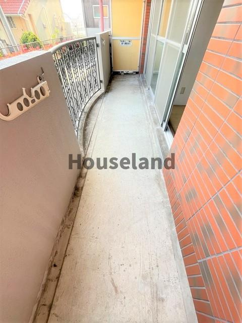 カサ・デ・わさⅡのバルコニー