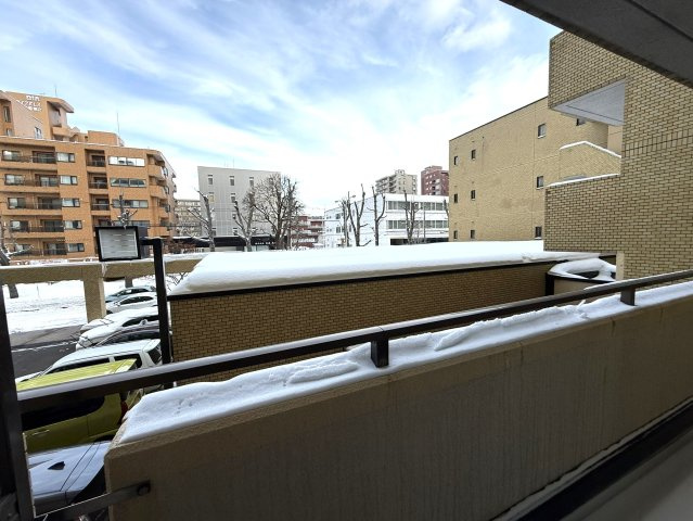 ダイアパレス北二条のバルコニー