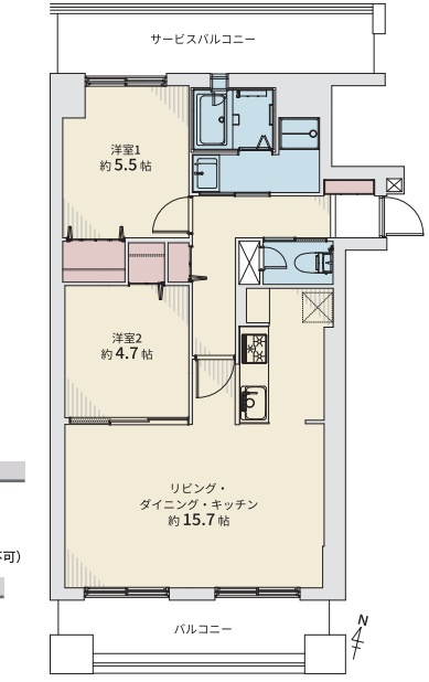 ダイアパレス北二条の間取り