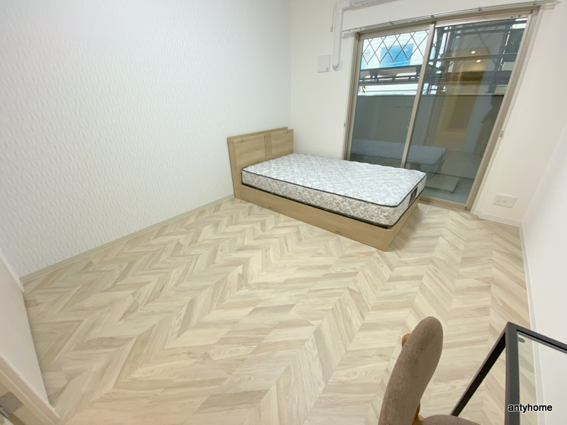 ボーベル玉造　仲介手数料無料の寝室