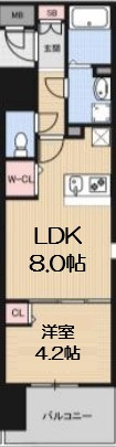 【間取り】 | LUXE難波南