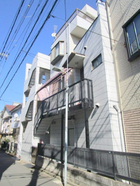 明和ハイツの外観|外壁タイル貼り