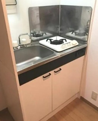 【キッチン】 | ラグーナ氷川台 | ガスコンロが使えるキッチンです