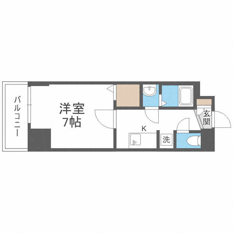 ブランシエスタ加島の間取り