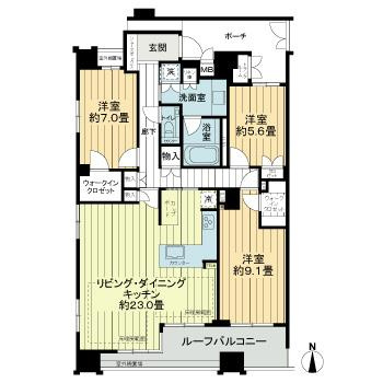 グランレジェイド京都河原町の間取り