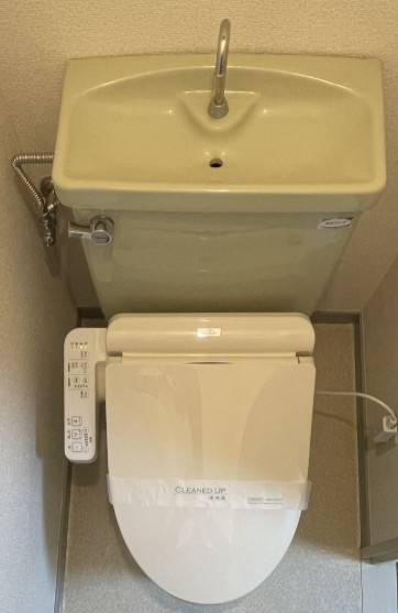 ファミール若月のトイレ|落ち着いた色調のトイレです