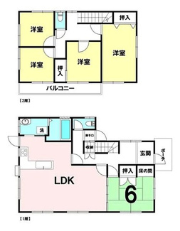 【間取り】 | 野洲市小篠原　中古戸建