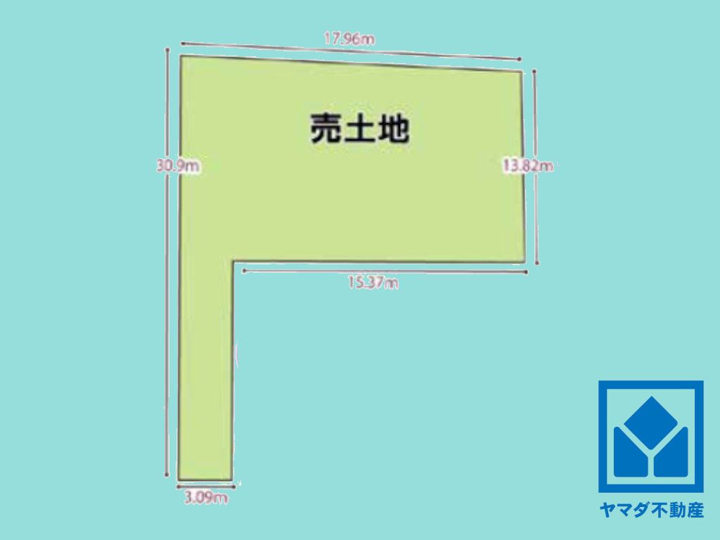 伏見区桃山毛利長門東町の区画図